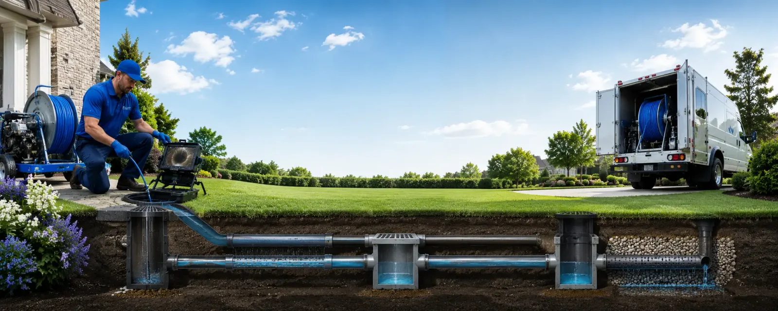 Outdoor drain cleaning information for North Street, MI